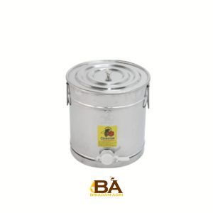 دلو تخزين عسل سعة 30 كجم مصنوع من الفولاذ المقاوم للصدأ 304