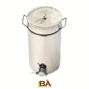 Un seau pour stocker 50kg demiel, fabriqué en tôle INOX 304