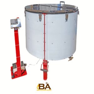 جهاز طرد مركزي معزول عالمي Ø900 "سندريلا-1": 1) لاستخراج الشمع 2) لضخ العسل (دوار قطاعي شعاعي)