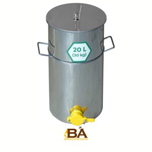 Réservoir de décantation avec filtre 20 l, robinet en plastique