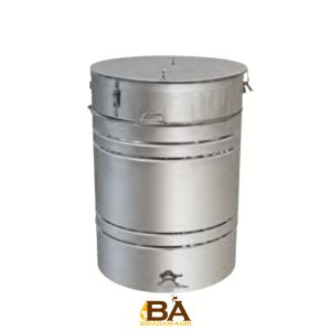 Cuve de décantation de miel de 250 l avec filtre et robinet en acier inoxydable