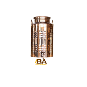 Fût inox – 10Lt pour stockage huile d'olive.